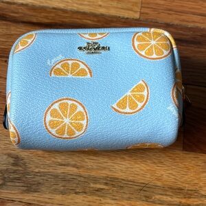 Coach zip pouch